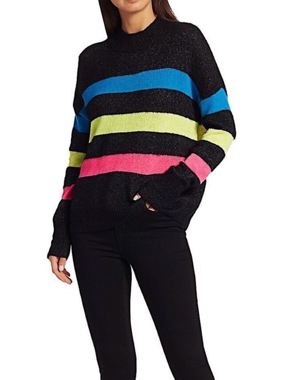 Rails Elise Cashmere-Silk Blend Striped Sweater